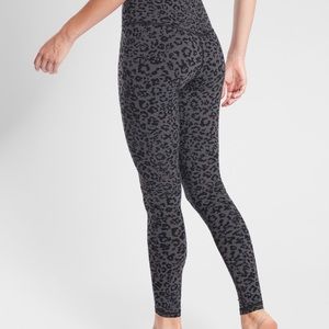 Athleta Elation Ultra High Rise Leopard Leggings
